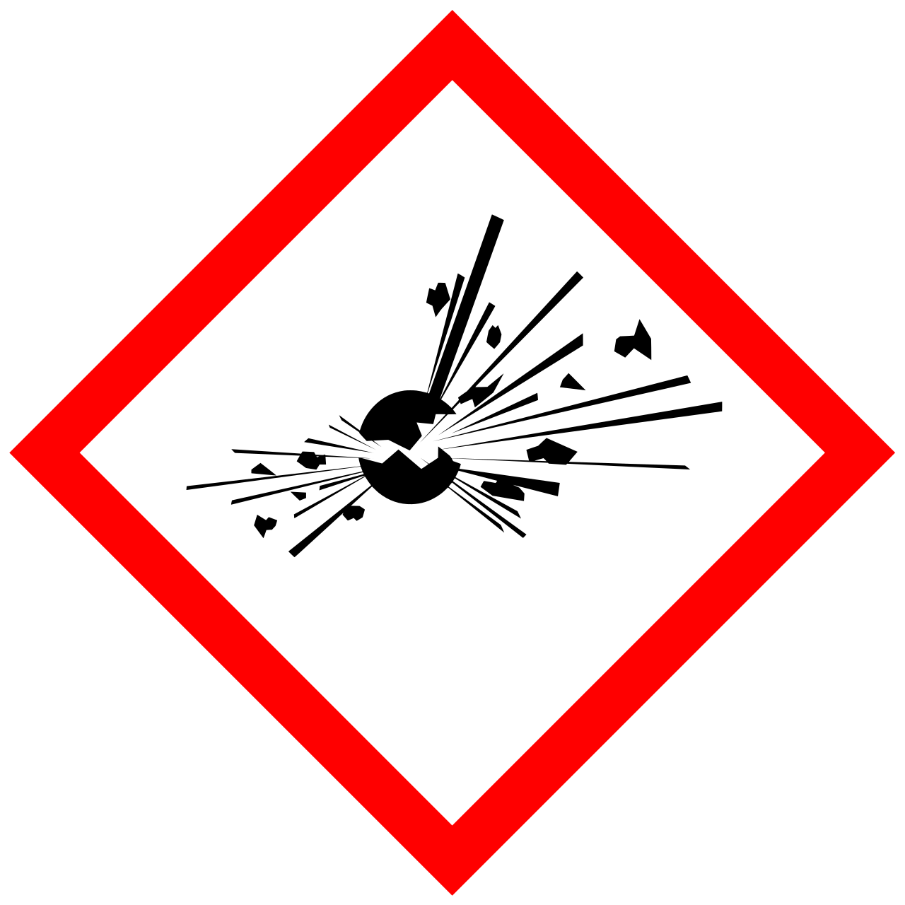 GHS01 Explodierende Bombe